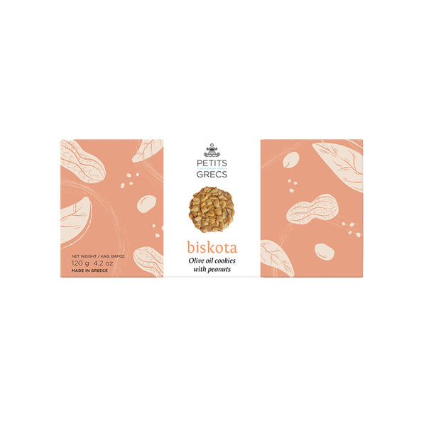 "BISKOTA" OLIVE OIL COOKIES WITH PEANUTS