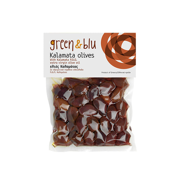 KALAMATA OLIVES WITH KALAMATA EXTRA VIRGIN OLIVE OIL VACUUM 200G