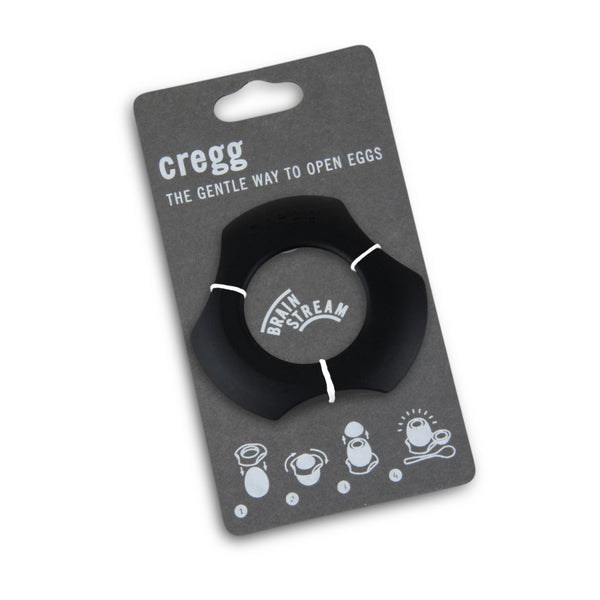 cregg | egg topper + egg cup + napkin ring / Black