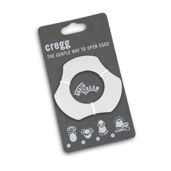 cregg | egg topper + egg cup + napkin ring / White