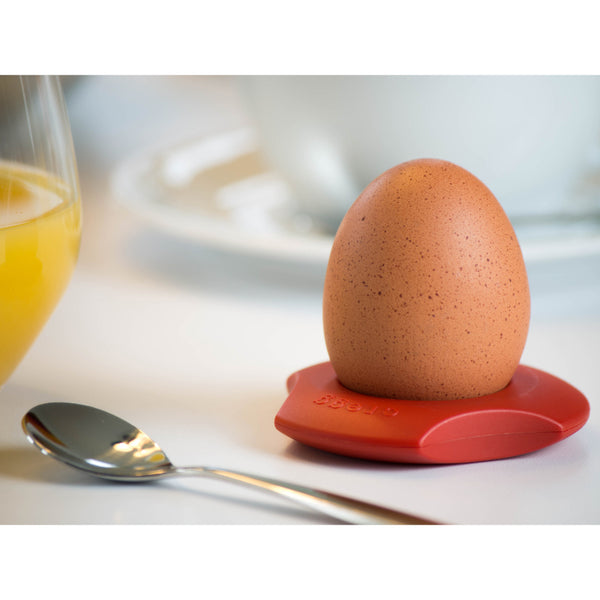 cregg | egg topper + egg cup + napkin ring / Red