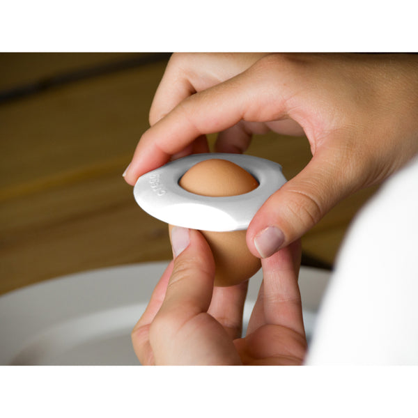 cregg | egg topper + egg cup + napkin ring / White