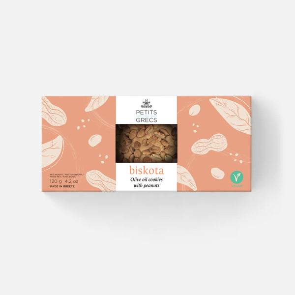 "BISKOTA" OLIVE OIL COOKIES WITH PEANUTS