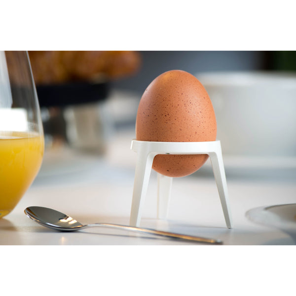 rocket | egg cup / White