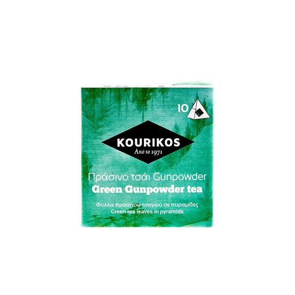 GREEN GUNPOWDER TEA (GREEN TEA LEAVES IN PYRAMIDS)