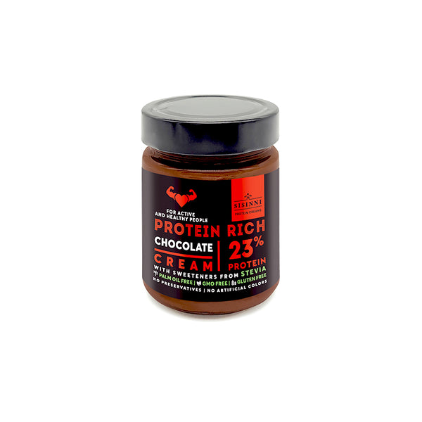 CHOCOLATE CREAM RICH IN PROTEIN 23% (NO ADDED SUGAR)
