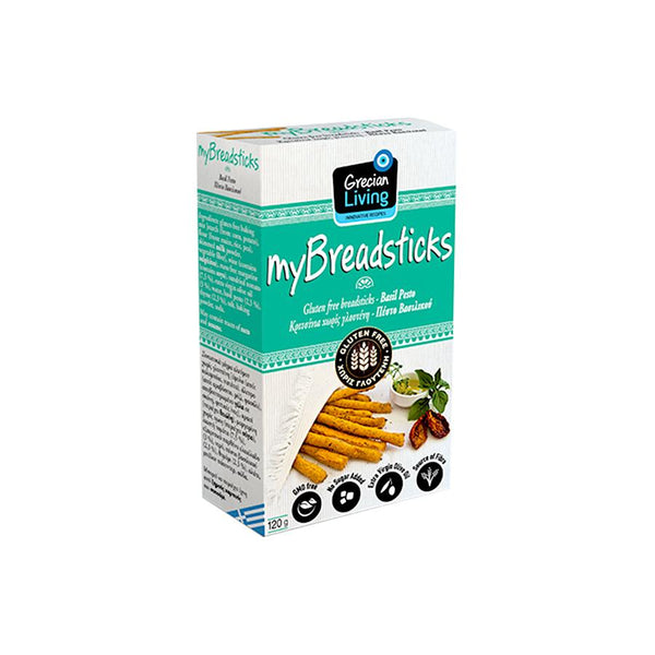 GLUTEN FREE BREADSTICKS – BASIL PESTO
