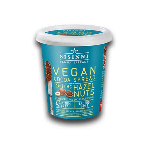 VEGAN COCOA SPREAD WITH HAZELNUTS