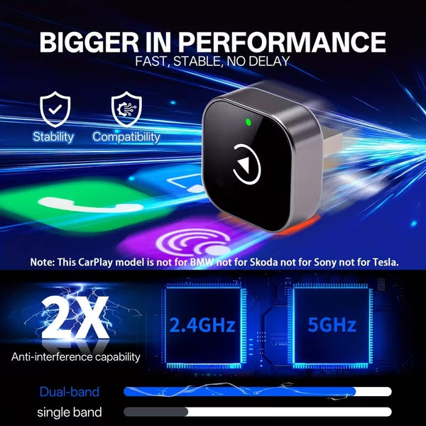 Wireless CarPlay & Android Auto Adapter