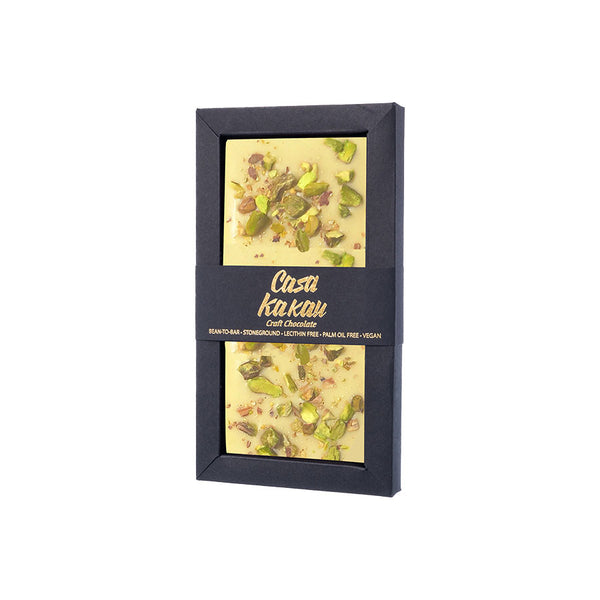 WHITE CHOCOLATE WITH PISTACHIOS AND LEMON